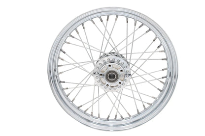 V-Twin 19 Inch Front Wheel Assembly Chrome - Part 64548 by V-Twin