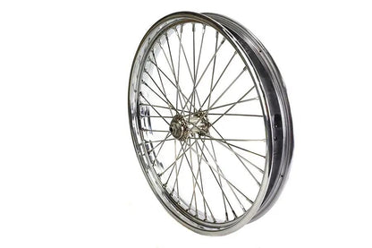 V-Twin 21 Inch WR Front Spool Wheel Chrome for Harley Davidson W Models by V-Twin