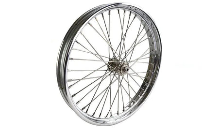 V-Twin 21 Inch WR Front Spool Wheel Chrome for Harley Davidson W Models by V-Twin