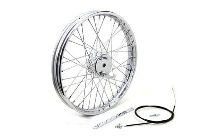 V-Twin 21 inch x 1.85 inch Mini Brake Wheel with Heavy Duty Bearings and Laced Spokes by V-Twin