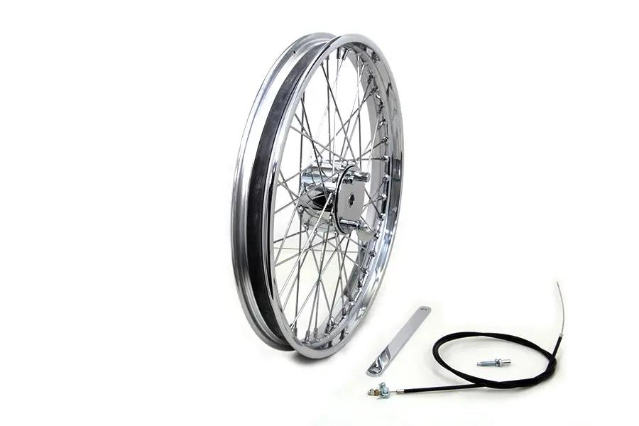 V-Twin 21 inch x 1.85 inch Mini Brake Wheel with Heavy Duty Bearings and Laced Spokes by V-Twin