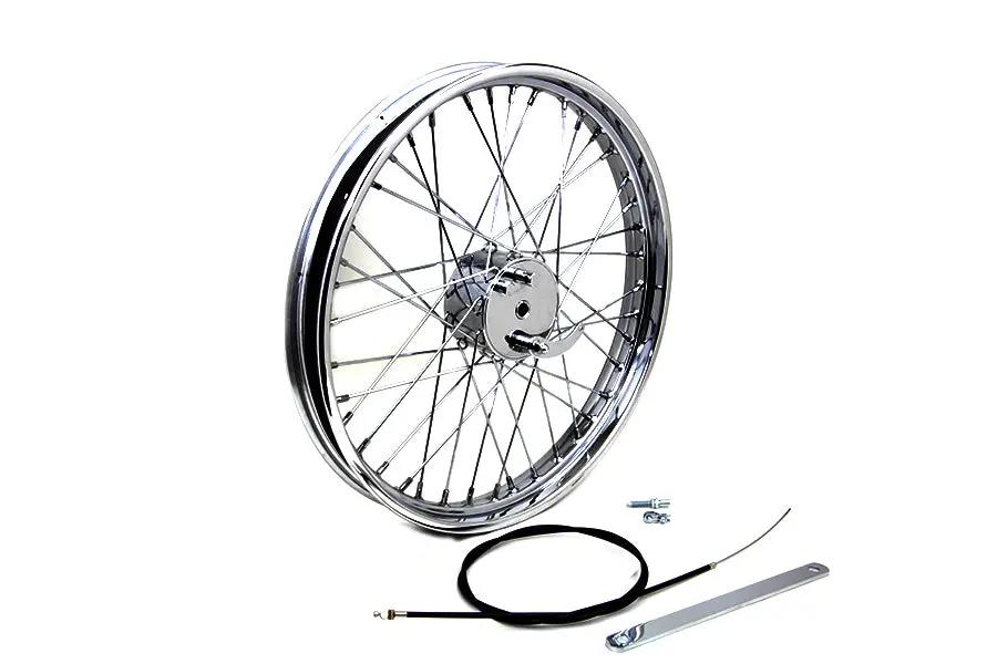 V-Twin 21 Inch x 2.15 Inch Mini Brake Wheel with Drum Brake Design by V-Twin