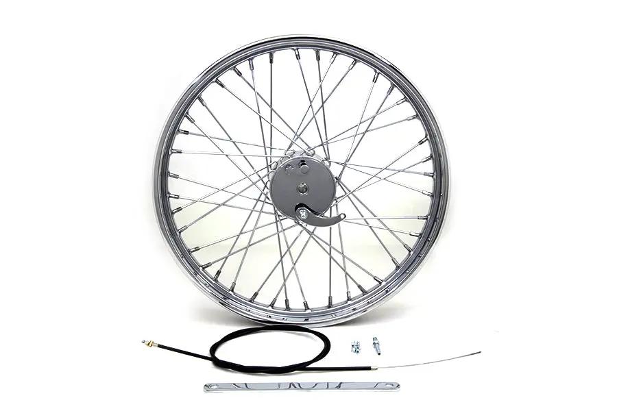 V-Twin 21 Inch x 2.15 Inch Mini Brake Wheel with Drum Brake Design by V-Twin