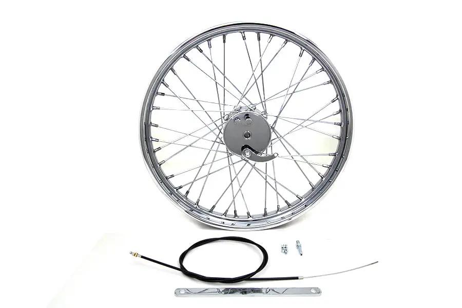 V-Twin 21 Inch x 2.15 Inch Mini Brake Wheel with Drum Brake Design by V-Twin