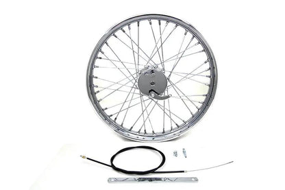 V-Twin 21 Inch x 2.15 Inch Mini Brake Wheel with Drum Brake Design by V-Twin