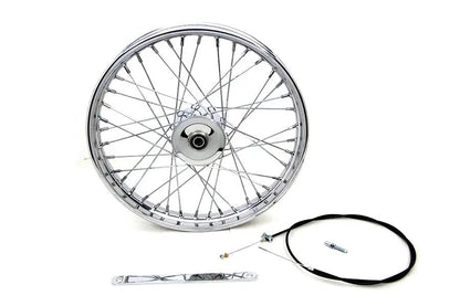 V-Twin 19 Inch x 1.85 Inch Mini Brake Wheel - Durable Drum Brake Design with 3/4 Inch Bearings by V-Twin