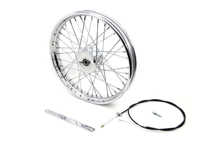 V-Twin 19 Inch x 1.85 Inch Mini Brake Wheel - Durable Drum Brake Design with 3/4 Inch Bearings by V-Twin