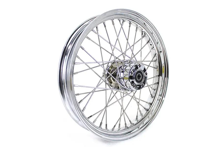 V-Twin 19 Inch x 3.00 Inch Rear Flat Track Wheel for Harley Davidson XL - Part 61082 by V-Twin