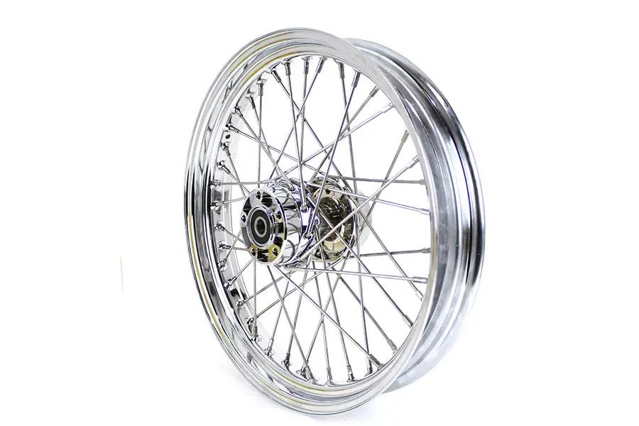 V-Twin 19 Inch x 3.00 Inch Rear Flat Track Wheel for Harley Davidson XL - Part 61082 by V-Twin