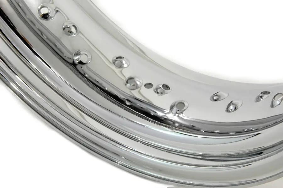 V-Twin 16 inch x 5 inch Rear Chrome Rim for Harley Davidson FLT - Part #11227 by V-Twin