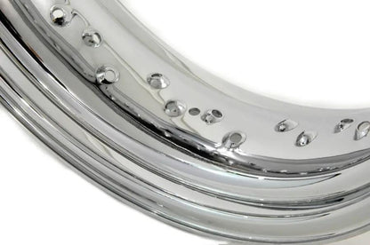 V-Twin 16 inch x 5 inch Rear Chrome Rim for Harley Davidson FLT - Part #11227 by V-Twin
