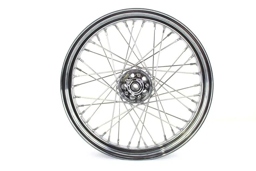 V-Twin 19 Inch x 3.00 Inch Flat Track Wheel Kit for Harley Davidson FL by V-Twin