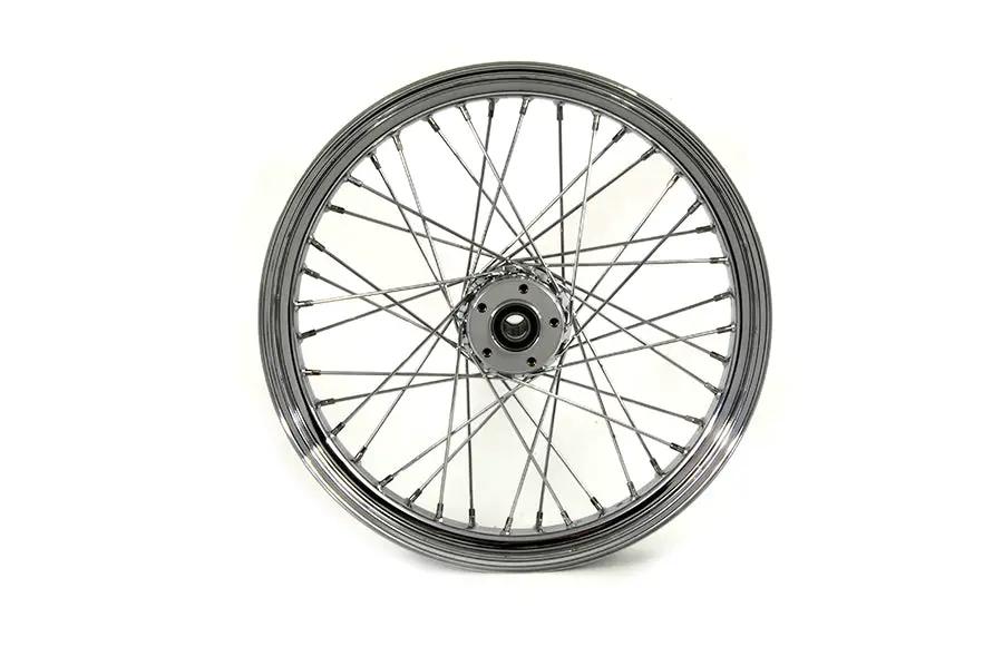 V-Twin 21 Inch x 3.25 Inch Front Spoke Wheel for Harley Davidson FLT Models by V-Twin