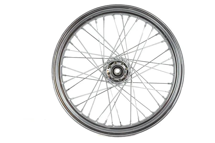 V-Twin 64528 23 Inch x 3.00 Inch Front Spoke Wheel for Harley Davidson FXST (2008-2017) by V-Twin