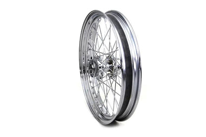 V-Twin 23 Inch x 3.00 Inch Front Spoke Wheel Part 64527 for Harley Davidson FLT Models by V-Twin