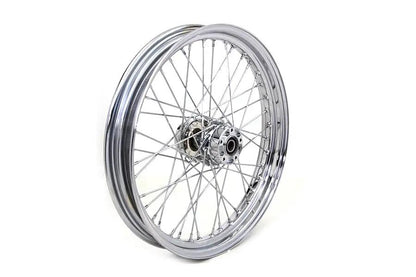V-Twin 23 Inch x 3.00 Inch Front Spoke Wheel Part 64527 for Harley Davidson FLT Models by V-Twin