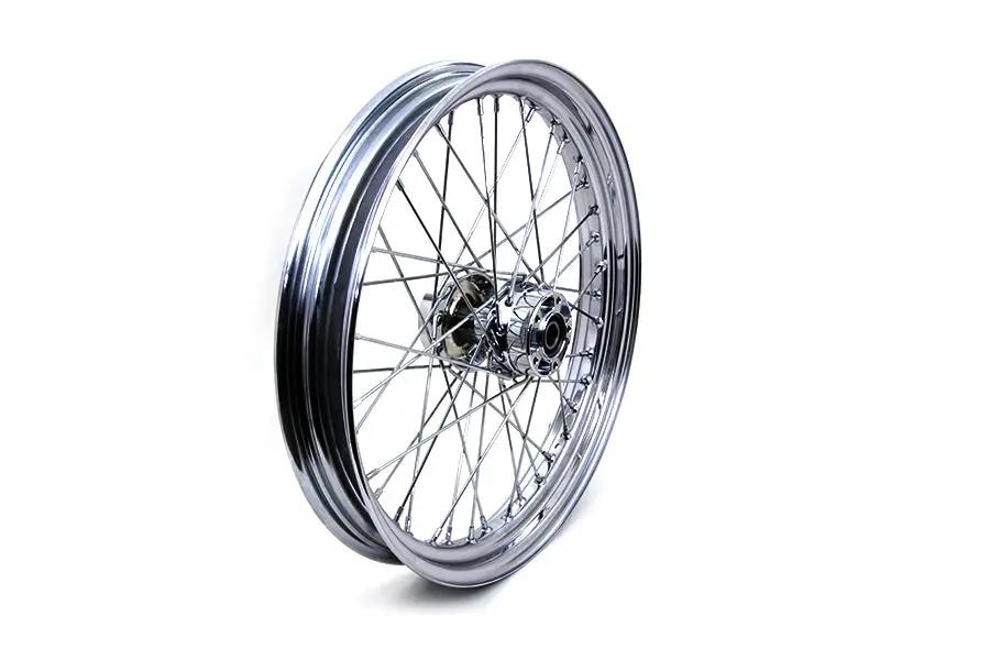 V-Twin 23 Inch x 3.00 Inch Front Spoke Wheel for Harley Davidson FXDWG Models by V-Twin