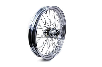 V-Twin 23 Inch x 3.00 Inch Front Spoke Wheel for Harley Davidson FXDWG Models by V-Twin