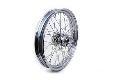 V-Twin 23 Inch x 3.00 Inch Front Spoke Wheel for Harley Davidson FXDWG Models by V-Twin