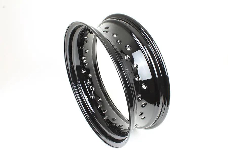 V-Twin 16 inch x 5 inch Rear Black Rim for Harley Davidson FLT Models - Part #11227B by V-Twin