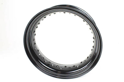 V-Twin 16 inch x 5 inch Rear Black Rim for Harley Davidson FLT Models - Part #11227B by V-Twin