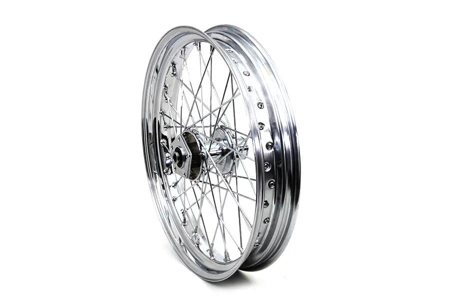 V-Twin 21 Inch x 3.25 Inch Front Spoke Wheel for Harley Davidson FLST Models by V-Twin