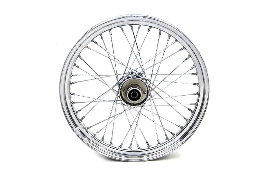 V-Twin 21 Inch x 3.25 Inch Front Spoke Wheel for Harley Davidson FLST Models by V-Twin