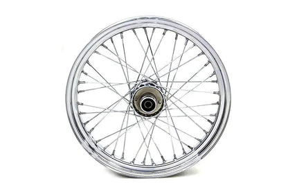 V-Twin 21 Inch x 3.25 Inch Front Spoke Wheel for Harley Davidson FLST Models by V-Twin