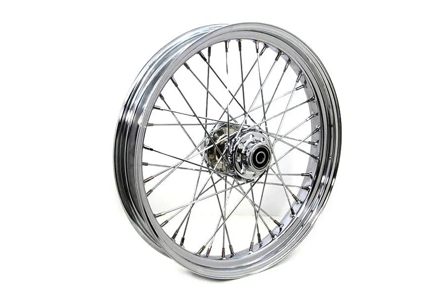 V-Twin 21 inch x 3.25 inch Front Spoke Wheel for Harley Davidson FLST Models by V-Twin