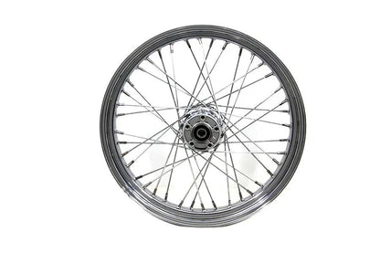 V-Twin 21 inch x 3.25 inch Front Spoke Wheel for Harley Davidson FLST Models by V-Twin
