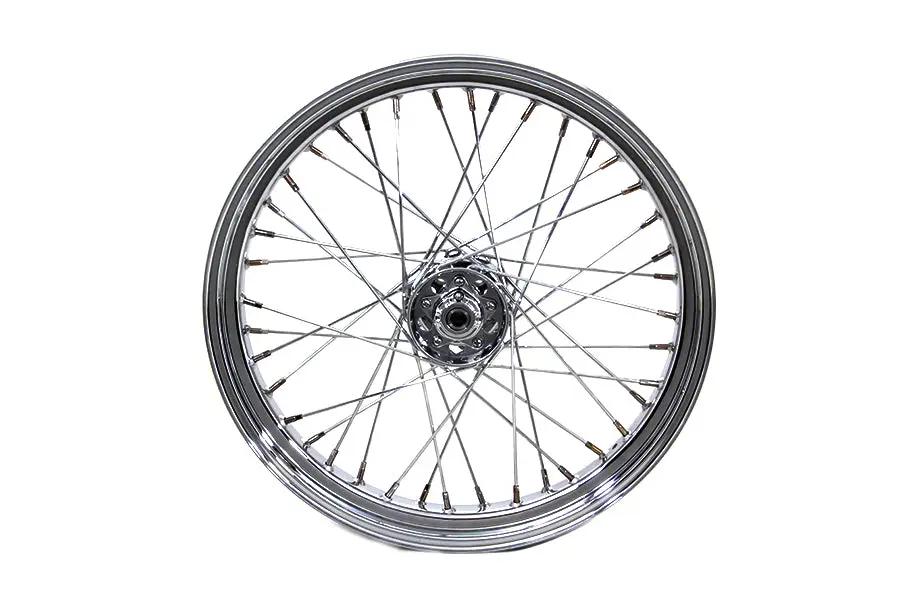 V-Twin 21 Inch x 3.25 Inch Front Spoke Wheel for Harley Davidson EL & FL Models by V-Twin