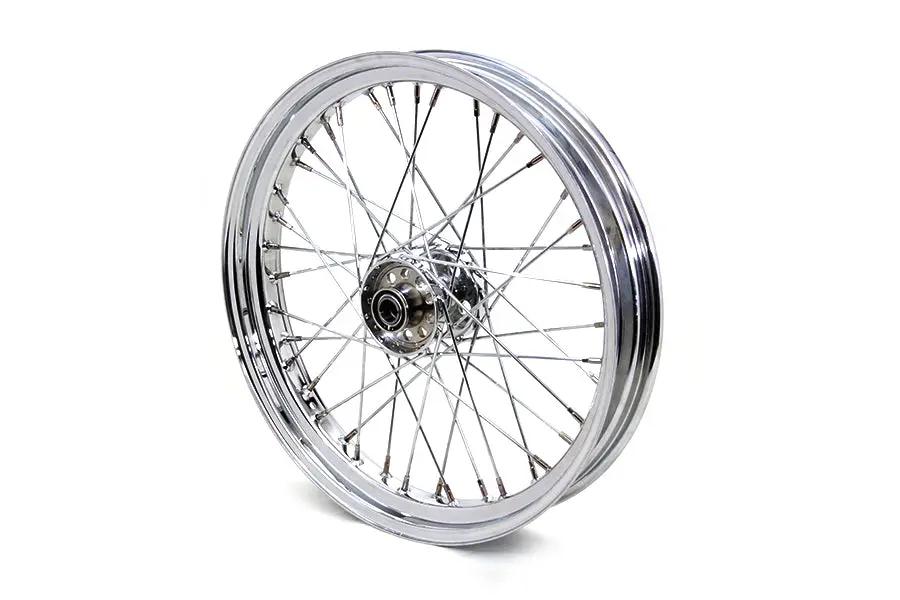 V-Twin 21 Inch x 3.25 Inch Front Spoke Wheel for Harley Davidson EL & FL Models by V-Twin