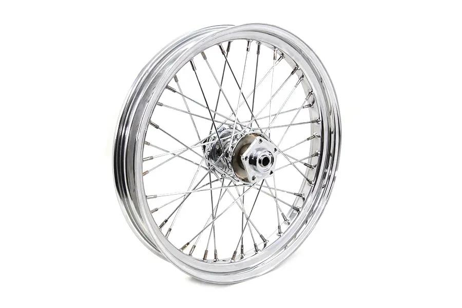 V-Twin 21 inch x 3.25 inch Front Spoke Wheel for Harley Davidson FXWG Models by V-Twin