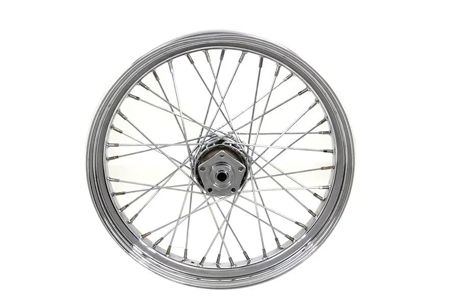 V-Twin 21 inch x 3.25 inch Front Spoke Wheel for Harley Davidson FXWG Models by V-Twin