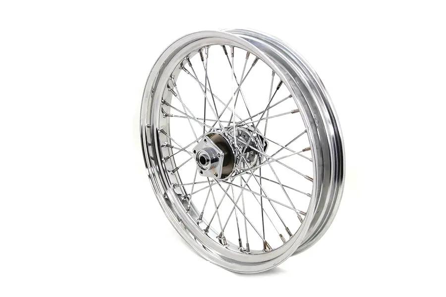 V-Twin 21 inch x 3.25 inch Front Spoke Wheel for Harley Davidson FXWG Models by V-Twin