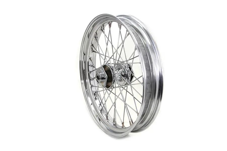 V-Twin 21 inch x 3.25 inch Front Spoke Wheel for Harley Davidson FXWG Models by V-Twin