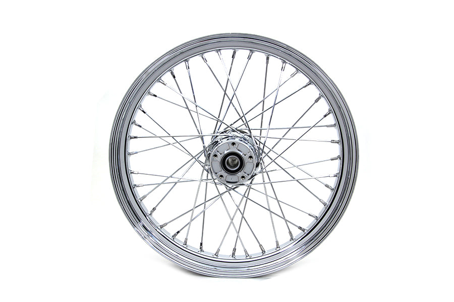 V-Twin 21 Inch x 3.25 Inch Front Spoke Wheel for Harley Davidson FLT