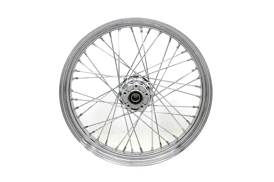 V-Twin 21 Inch x 3.25 Inch Front Spoke Wheel for Harley Davidson FLT (2009-2018) by V-Twin