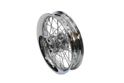 V-Twin 16 inch x 3.00 inch Front Spoke Wheel for Harley Davidson FLST Models (Part #41508-08) by V-Twin