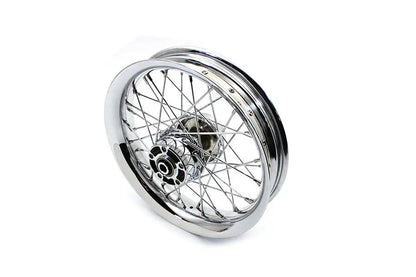 V-Twin 16 Inch x 3.00 Inch Rear Spoke Wheel for Harley Davidson FXST by V-Twin
