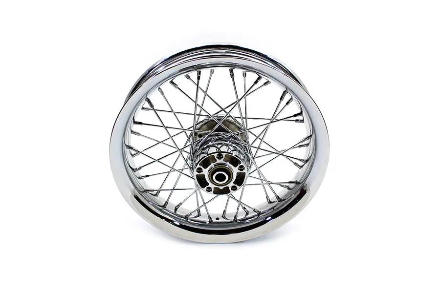 V-Twin 16 Inch x 3.00 Inch Rear Spoke Wheel for Harley Davidson FXST by V-Twin