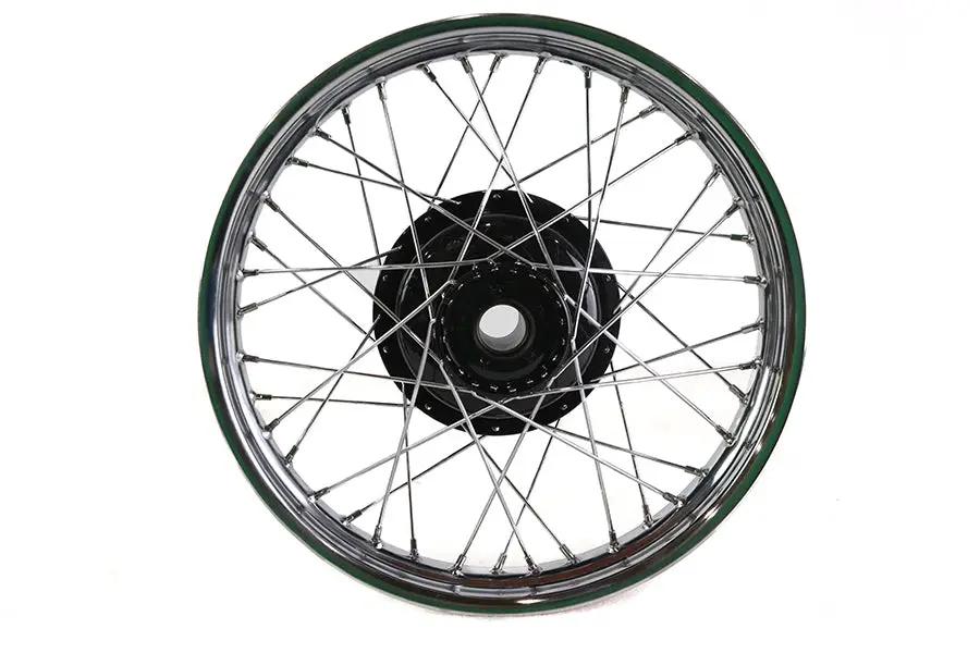 V-Twin 18 Inch x 2.15 Inch Front Wheel Assembly for Harley Davidson WL Models by V-Twin
