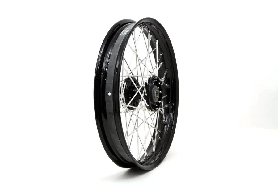 V-Twin 18 Inch x 2.15 Inch Replica Front or Rear Wheel for Harley Davidson EL Models by V-Twin