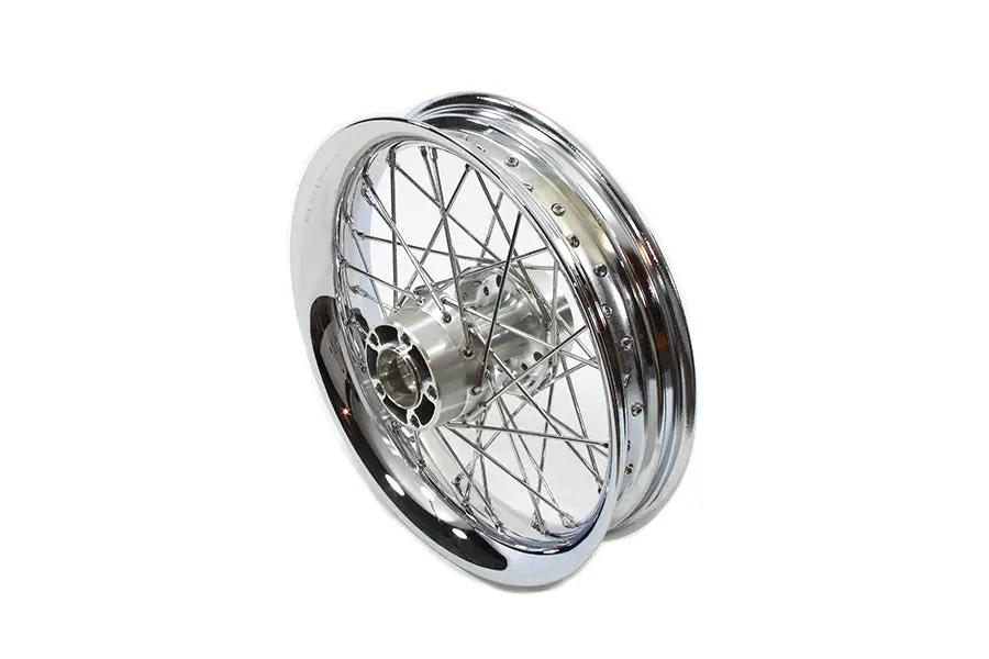 V-Twin 16 inch x 3.00 inch Rear Spoke Wheel for Harley Davidson FLT & XL Models by V-Twin