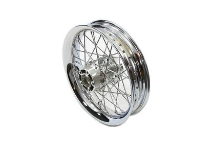 V-Twin 16 inch x 3.00 inch Rear Spoke Wheel for Harley Davidson FLT & XL Models by V-Twin