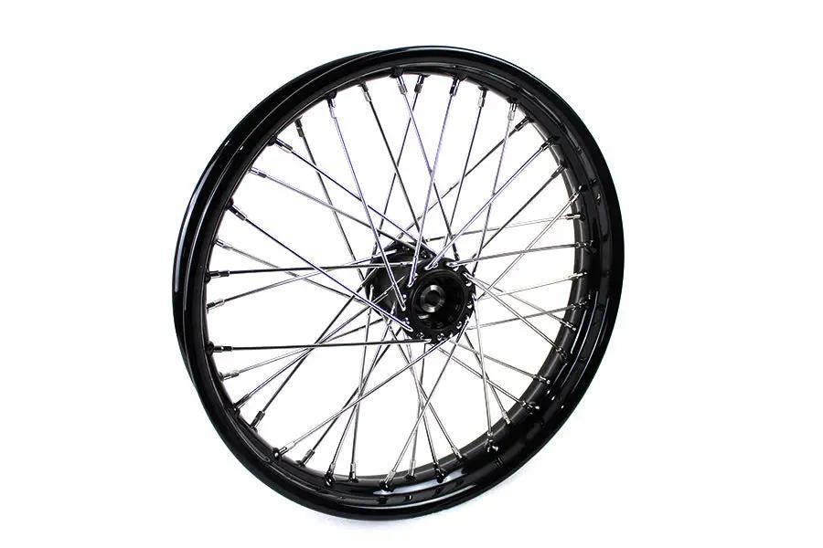 V-Twin 18 Inch x 2.25 Inch VL Front or Rear Wheel Assembly for Harley Davidson VL Models by V-Twin