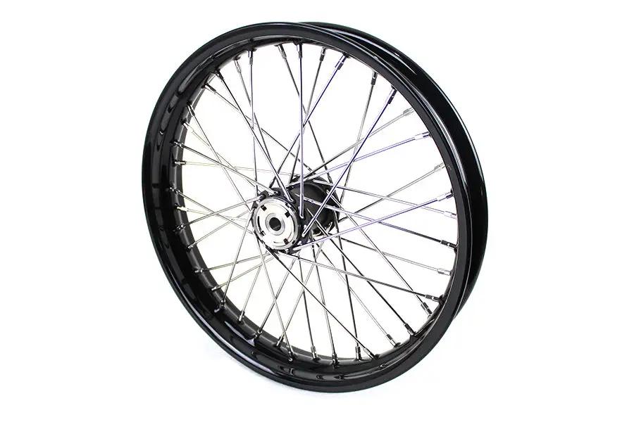V-Twin 18 Inch x 2.25 Inch VL Front or Rear Wheel Assembly for Harley Davidson VL Models by V-Twin