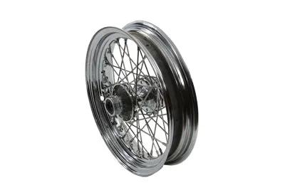 V-Twin 16 Inch x 3.00 Inch Front Spoke Wheel for Harley Davidson FLST Models (Part #64334) by V-Twin