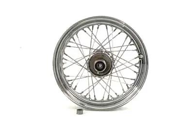 V-Twin 16 Inch x 3.00 Inch Front Spoke Wheel for Harley Davidson FLST Models (Part #74287) by V-Twin