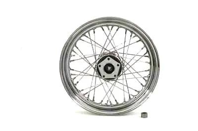 V-Twin 16 Inch x 3.00 Inch Front Spoke Wheel for Harley Davidson FLST Models (Part #74287) by V-Twin